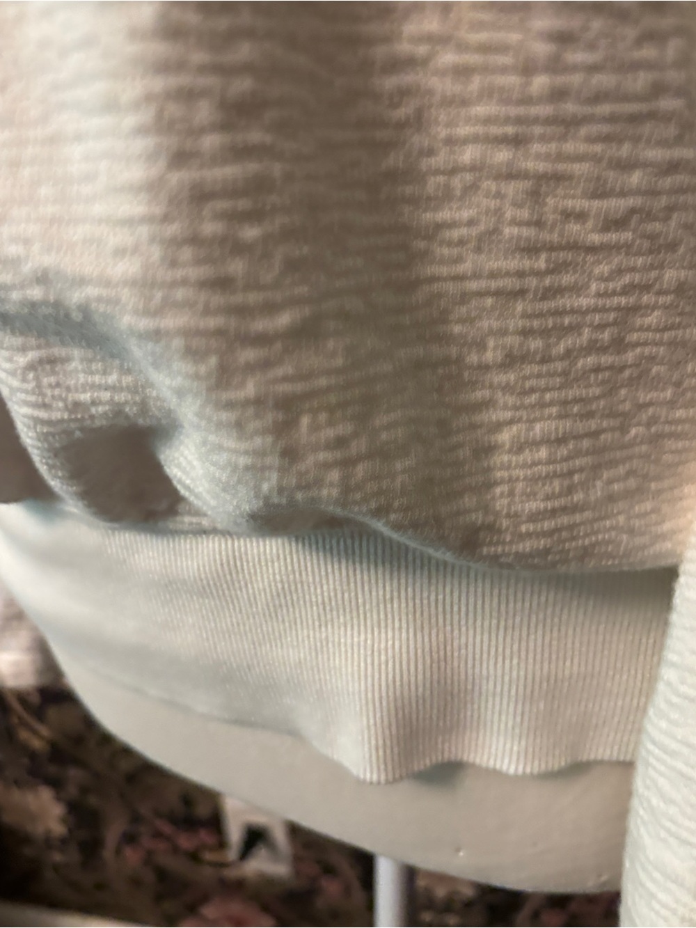 Anthropologie white eyelet 80’s top size medium petite - Picture 5 of 7